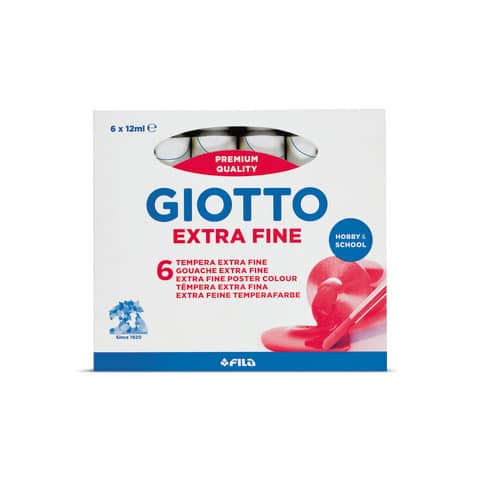 Tempera GIOTTO Extra 12 ml bianco F35200100